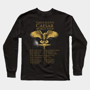 Julius Caesar World Tour - SPQR Ancient Roman Legion Eagle Long Sleeve T-Shirt